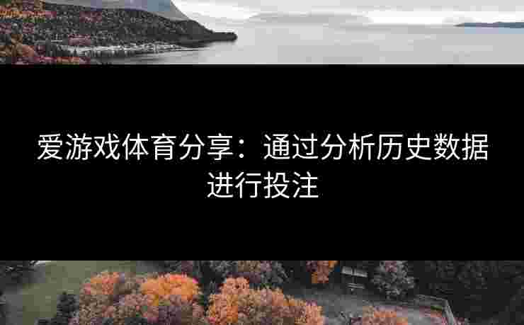 爱游戏体育分享：通过分析历史数据进行投注
